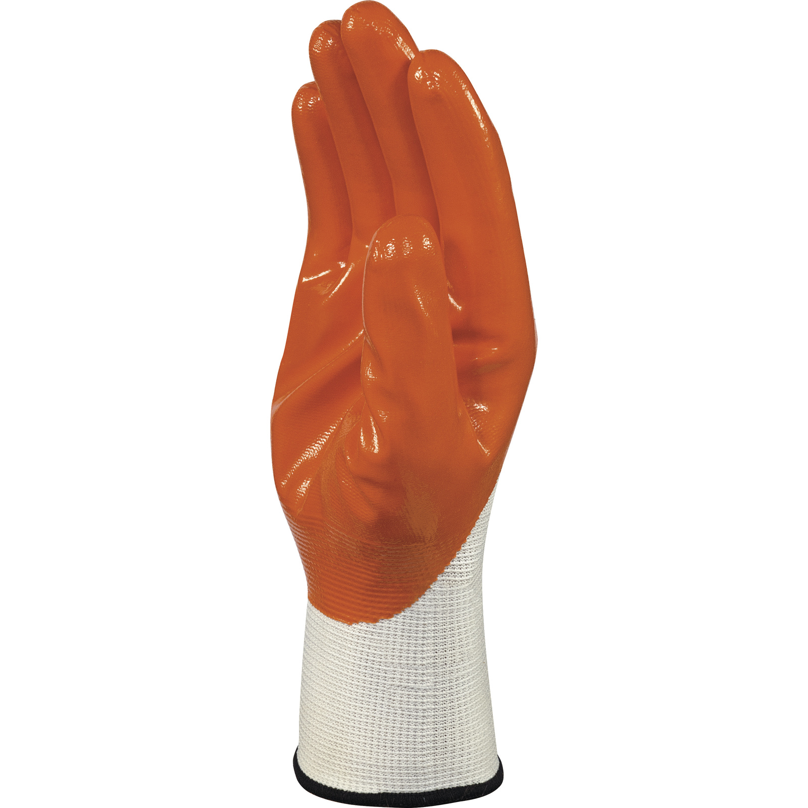 Rukavice oranž. PES/NITRIL 9
