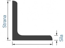 Profil L 20x20x3 DIN1028 - S235JRG2 dle EN10025 (ČSN425541, EN10056)