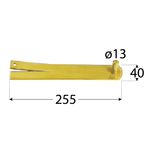 Držák čepu do zdiva d13mm