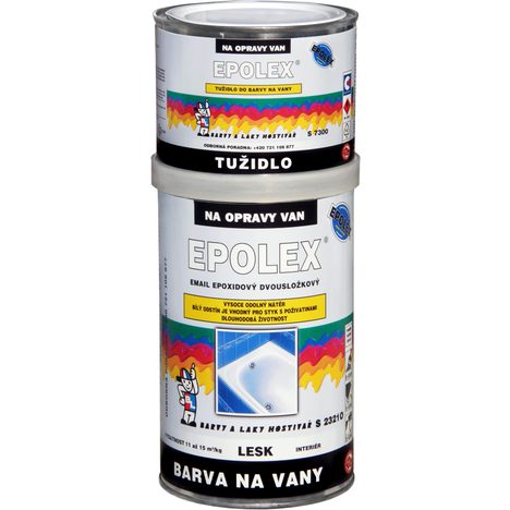 EPOX EMAIL na vany bílý + tužidlo 0,94kg
