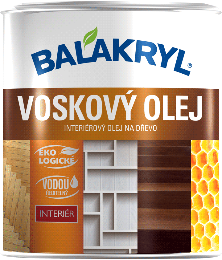 Balakryl VOSKOVÝ OLEJ dub šedý 0,75l