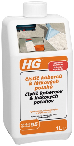 HG čistič koberců a látkových potahů  1l