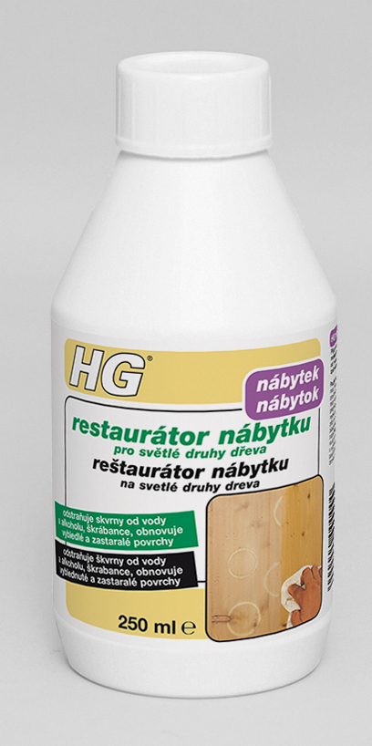 HG restaurátor náb.pro světlé druhy dřeva  0,25ml