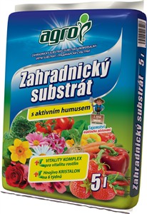 AGRO Substrát zahradnický 5l