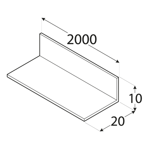 PKN 13A 20 x 10 x 2 x 2000 mm