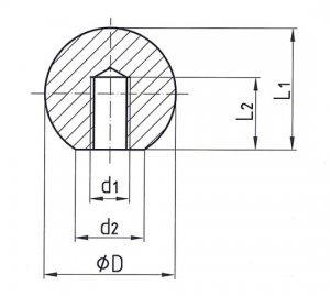 koule M4x0,70-6H	