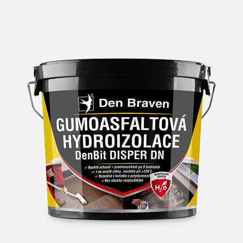 Gumoasfaltová hydroizolace DISPER DN 10kg