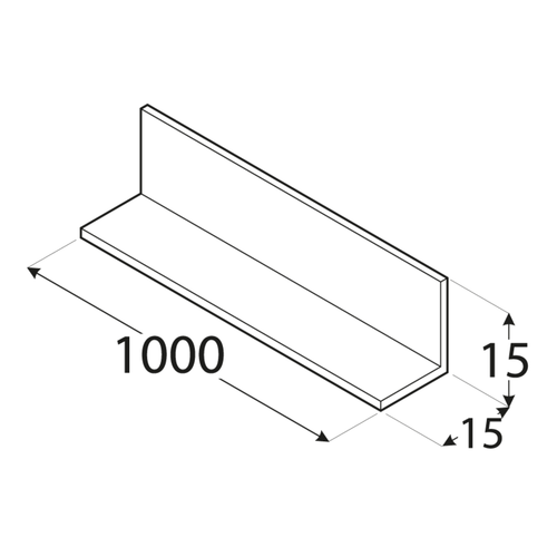 PKR 3A 15 x 1,5 x 1000 mm