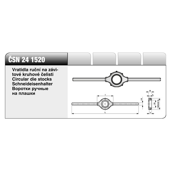 Vratidlo ZKC 1520 pr.25