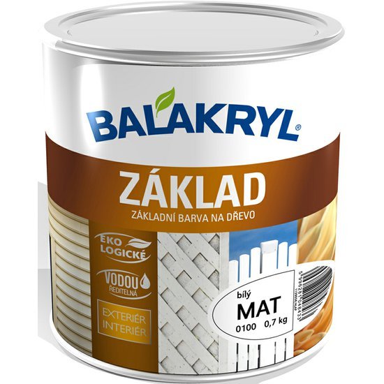 Balakryk základ dřevo 0100 bílý 2,5kg