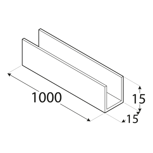 PC 7A 15 x 15 x 2 x 1000 mm