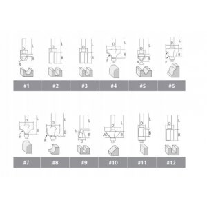Makita sada frézek A-88440