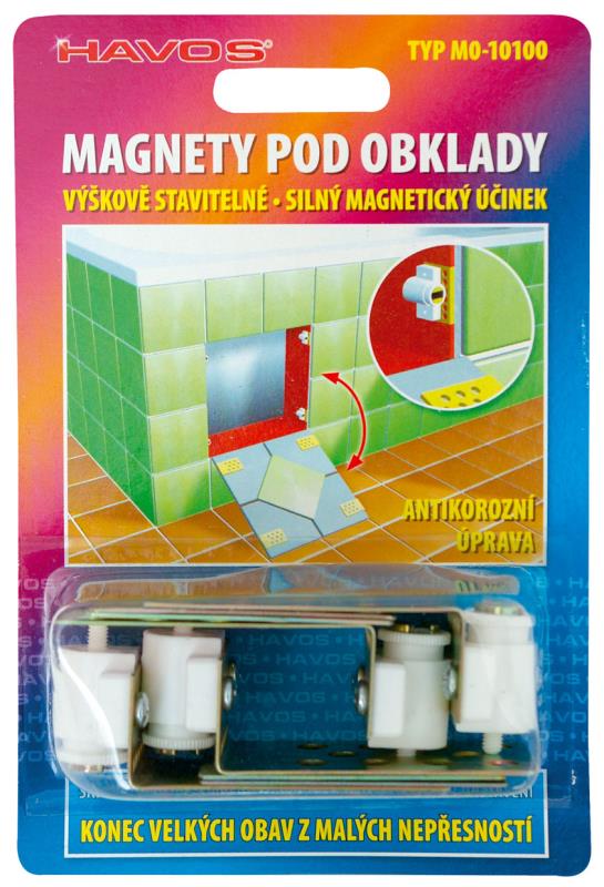 Magnety pod obklady stavitelné 4ks