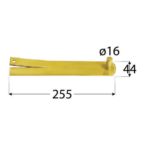 Držák čepu do zdiva d16mm