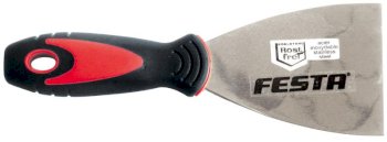 Špachtle nerez - gumová rukojeť, FESTA 120 mm