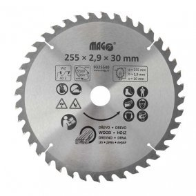 Pilový kotouč 255x2,9x30mm/40 zubů