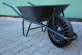 Kolečko 60l stav. PH tvrdá guma