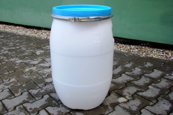 Sud PE bílý 30l víko+spona