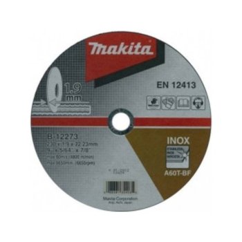 Makita řezný kotouč 230x1,9x22 nerez