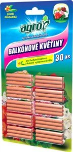 Agro Tyčinkové hnojivo pro balkónové květiny 30 ks